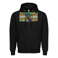 Black pittbull license plate Zipper Hoodie - Artiststas