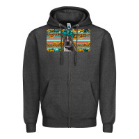 Charcoal Heather pittbull license plate Zipper Hoodie - Artiststas