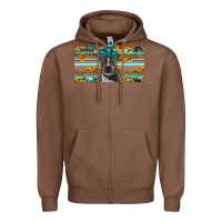 Chestnut pittbull license plate Zipper Hoodie - Artiststas
