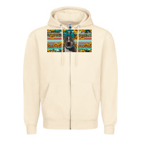 Sandshell pittbull license plate Zipper Hoodie - Artiststas