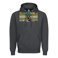 Smoke pittbull license plate Zipper Hoodie - Artiststas