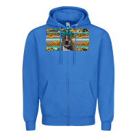True Royal pittbull license plate Zipper Hoodie - Artiststas