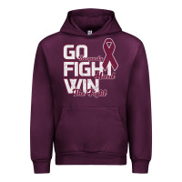 Mauve Wine Go Burgundy Fifht Hard Win The Fight Urban Hoodie - Bettercallsaul