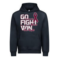 Navy Go Burgundy Fifht Hard Win The Fight Urban Hoodie - Bettercallsaul