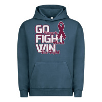 Pigment Midnight Navy Go Burgundy Fifht Hard Win The Fight Urban Hoodie - Bettercallsaul