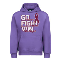 Tulip Go Burgundy Fifht Hard Win The Fight Urban Hoodie - Bettercallsaul