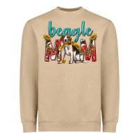 Mushroom western beagle mom Heavyweight Sweatshirt - texasbilliewilder