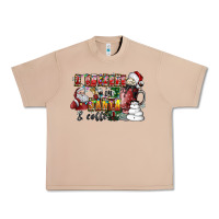 Burro I Believe In Santa And Coffee Urban Heavy Tee - CowhideDigitalArt