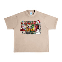 French Oak I Believe In Santa And Coffee Urban Heavy Tee - CowhideDigitalArt