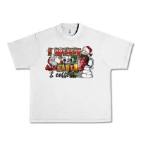 Lunar Rock I Believe In Santa And Coffee Urban Heavy Tee - CowhideDigitalArt