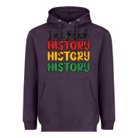 Plum i am black history Heavyweight Hoodie - MaliasSmallBusiness