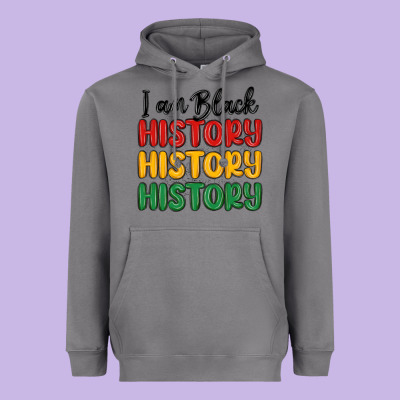 I Am Black History Heavyweight Hoodie Designed By Maliassmallbusiness