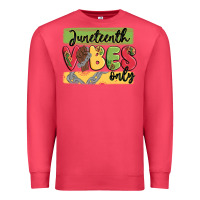 Cardinal juneteenth vibes only Premium Sweatshirt - MaliasSmallBusiness