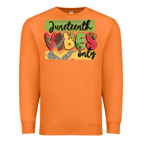 Carrot juneteenth vibes only Premium Sweatshirt - MaliasSmallBusiness