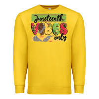 Lemon juneteenth vibes only Premium Sweatshirt - MaliasSmallBusiness