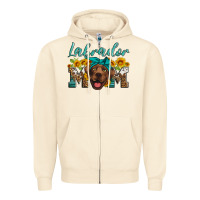 Sandshell labrador mom Zipper Hoodie - Artiststas