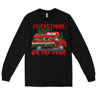 Black christmas on the road Long Sleeve Tee - BundleAndBundleShop