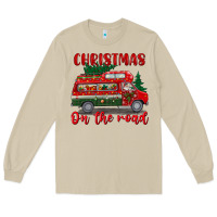 Mushroom christmas on the road Long Sleeve Tee - BundleAndBundleShop