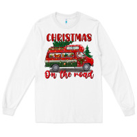 White christmas on the road Long Sleeve Tee - BundleAndBundleShop