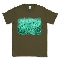 Army Green green glitter background Classic Tee - JahusDesignShop