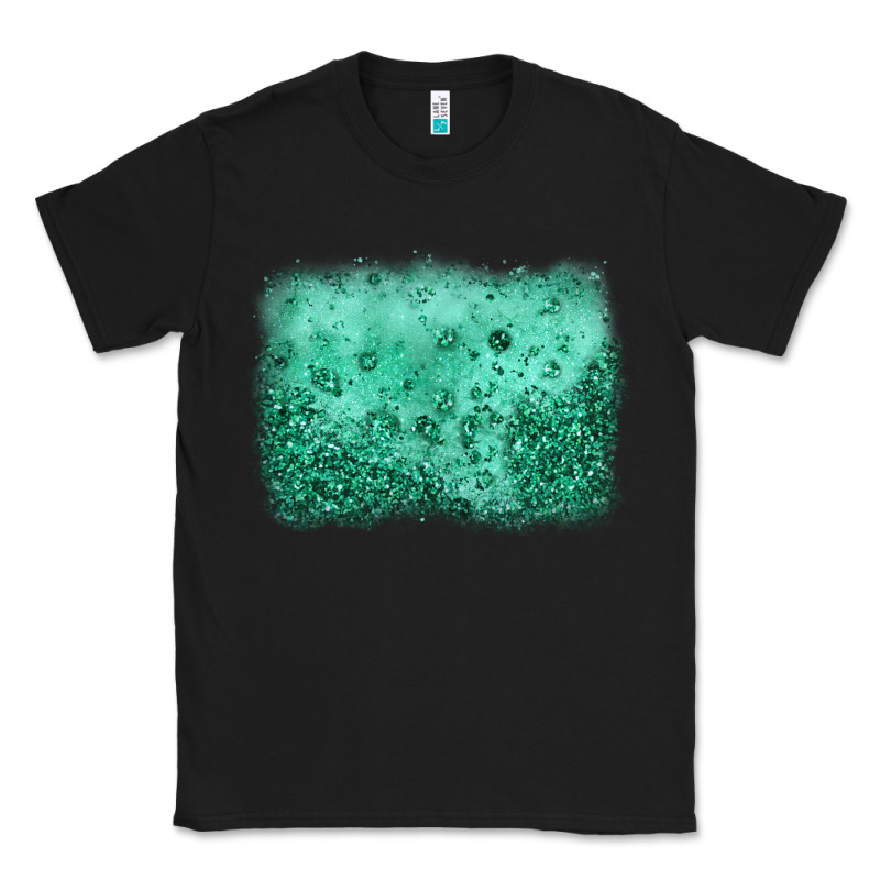 Green Glitter Background Classic Tee by JahusDesignShop | Teevron
