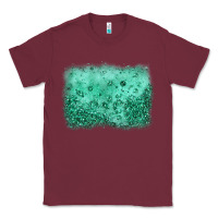 Burgundy green glitter background Classic Tee - JahusDesignShop