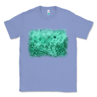Colony Blue green glitter background Classic Tee - JahusDesignShop