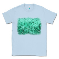 Dusty Blue green glitter background Classic Tee - JahusDesignShop