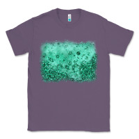 Lavender green glitter background Classic Tee - JahusDesignShop