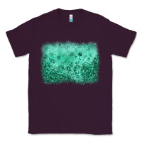 Plum green glitter background Classic Tee - JahusDesignShop