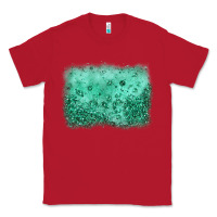 Red green glitter background Classic Tee - JahusDesignShop