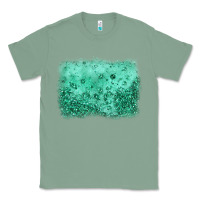 Sage green glitter background Classic Tee - JahusDesignShop