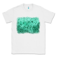 White green glitter background Classic Tee - JahusDesignShop