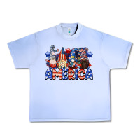 Grape Ice America gnomes 4th of July Urban Heavy Tee - CowGirlArtShop