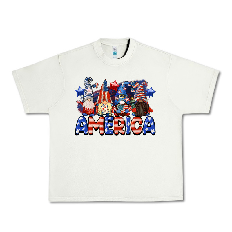 America Gnomes 4th Of July Urban Heavy Tee by CowGirlArtShop | Teevron