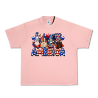 Salmon America gnomes 4th of July Urban Heavy Tee - CowGirlArtShop