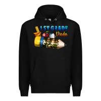 Black 1 st grade dude Premium Hoodie - BundleAndBundleShop