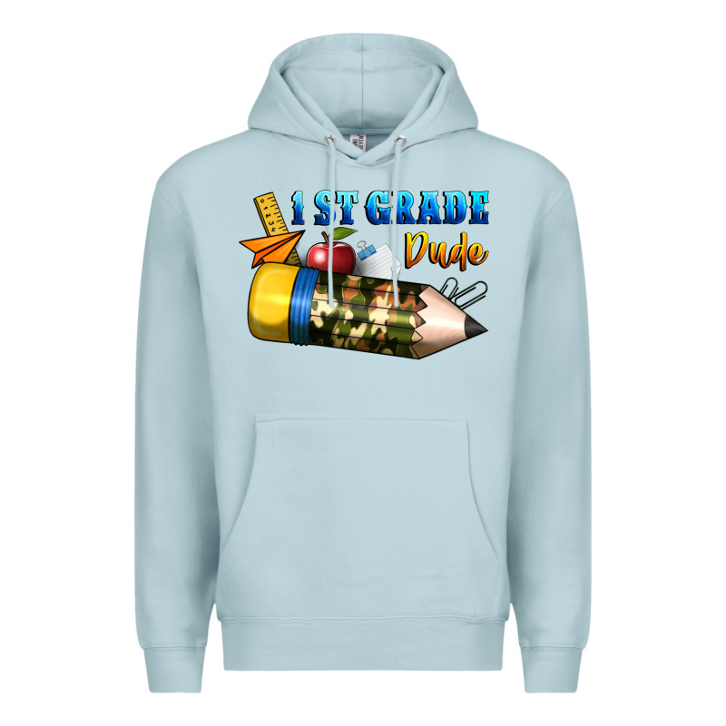 1 St Grade Dude Premium Hoodie by BundleAndBundleShop | Teevron
