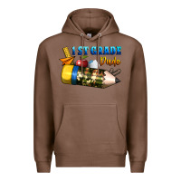Chestnut 1 st grade dude Premium Hoodie - BundleAndBundleShop