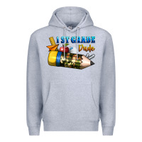 Heather Grey 1 st grade dude Premium Hoodie - BundleAndBundleShop