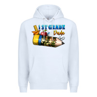 White 1 st grade dude Premium Hoodie - BundleAndBundleShop
