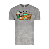 Cloud Rock skeleton coffee cups Vintage Tee - Zillion Design Studio