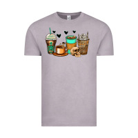 Vintage Zinc skeleton coffee cups Vintage Tee - Zillion Design Studio