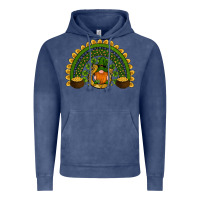 Vintage Denim st patricks day rainbow Vintage Hoodie - RanaPortraitStore