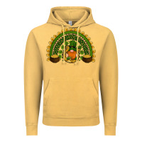 Vintage Mustard st patricks day rainbow Vintage Hoodie - RanaPortraitStore
