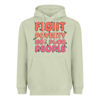 Matcha fight poverty not poor people Heavyweight Hoodie - MaliasSmallBusiness