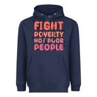 Navy fight poverty not poor people Heavyweight Hoodie - MaliasSmallBusiness