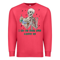 Cardinal i like my books spicy and coffee icy Premium Sweatshirt - MaliasSmallBusiness