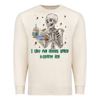 Sandshell i like my books spicy and coffee icy Premium Sweatshirt - MaliasSmallBusiness