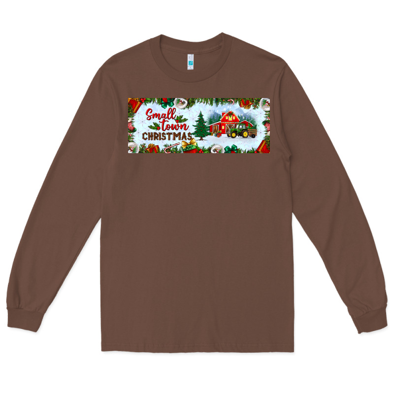Small Town Christmas Long Sleeve Tee by BundleAndBundleShop | Teevron